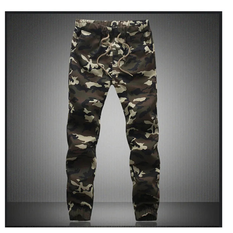 Camouflage Military Jogger Pants Men 2026 Pure Cotton Mens Spring Autumn Pencil Harem Pant Men Comfortable Trousers Camo Joggers