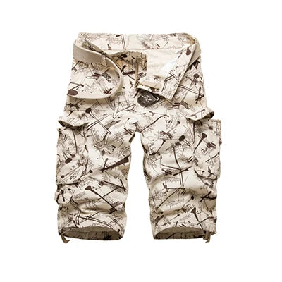 2026 Sumner Cotton Mens Cargo Shorts Fashion Camouflage Male Shorts Multi-Pocket Casual Camo Outdoors Tolling Homme Short Pants