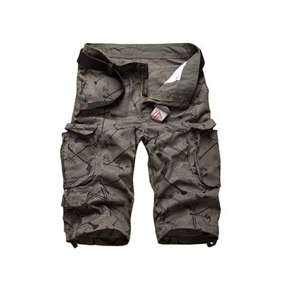 2026 Sumner Cotton Mens Cargo Shorts Fashion Camouflage Male Shorts Multi-Pocket Casual Camo Outdoors Tolling Homme Short Pants