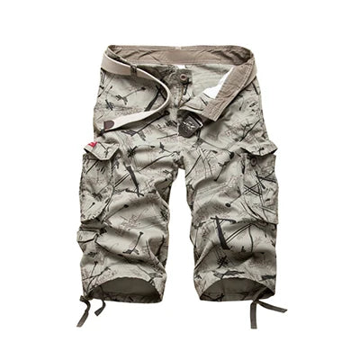 2026 Sumner Cotton Mens Cargo Shorts Fashion Camouflage Male Shorts Multi-Pocket Casual Camo Outdoors Tolling Homme Short Pants