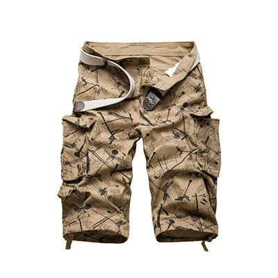2026 Sumner Cotton Mens Cargo Shorts Fashion Camouflage Male Shorts Multi-Pocket Casual Camo Outdoors Tolling Homme Short Pants
