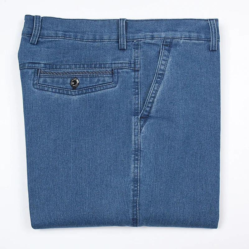 2021 New Stretch Slim Fit Men's Jeans Designer High Quality Classic Denim Pants Summer Baggy Jeans Men Fashion Elasticity WFY12