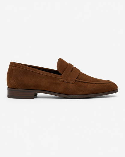 Scalini Milano Suede Penny Loafer