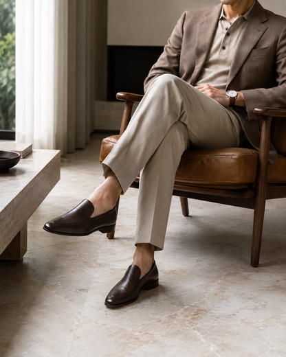Scalini Torino Minimal Leather Loafer
