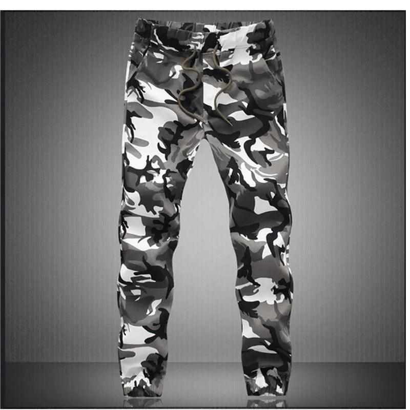 Camouflage Military Jogger Pants Men 2026 Pure Cotton Mens Spring Autumn Pencil Harem Pant Men Comfortable Trousers Camo Joggers