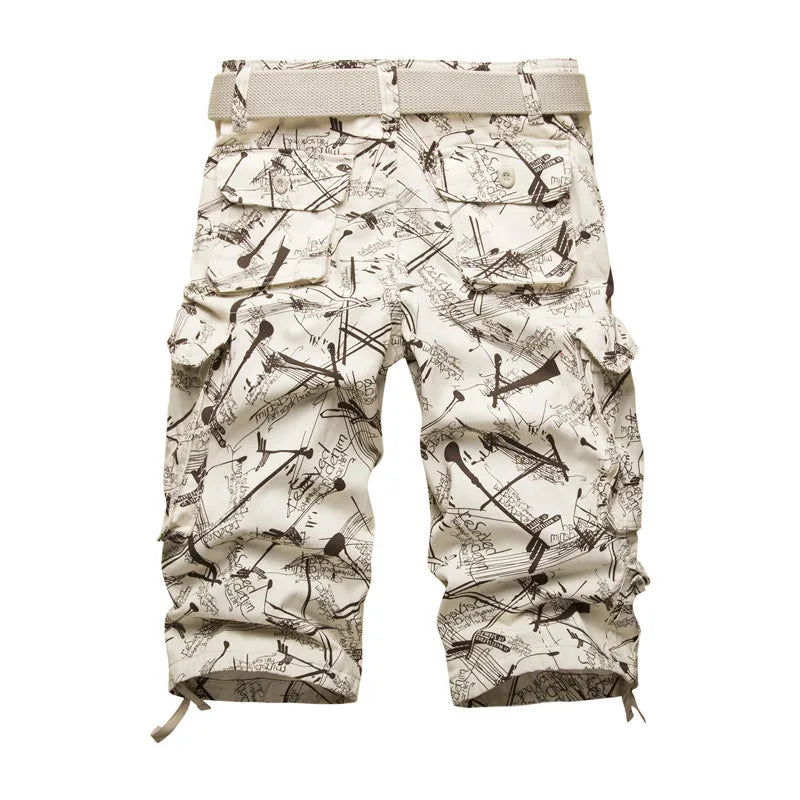 2026 Sumner Cotton Mens Cargo Shorts Fashion Camouflage Male Shorts Multi-Pocket Casual Camo Outdoors Tolling Homme Short Pants