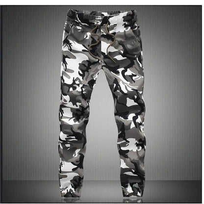 Camouflage Military Jogger Pants Men 2026 Pure Cotton Mens Spring Autumn Pencil Harem Pant Men Comfortable Trousers Camo Joggers