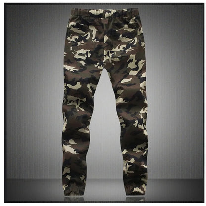 Camouflage Military Jogger Pants Men 2026 Pure Cotton Mens Spring Autumn Pencil Harem Pant Men Comfortable Trousers Camo Joggers