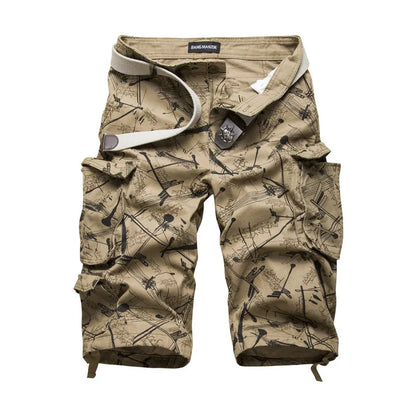 2026 Sumner Cotton Mens Cargo Shorts Fashion Camouflage Male Shorts Multi-Pocket Casual Camo Outdoors Tolling Homme Short Pants