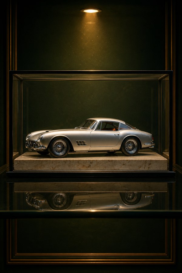 Gran Turismo Plata — pieza de vitrina VITRINA