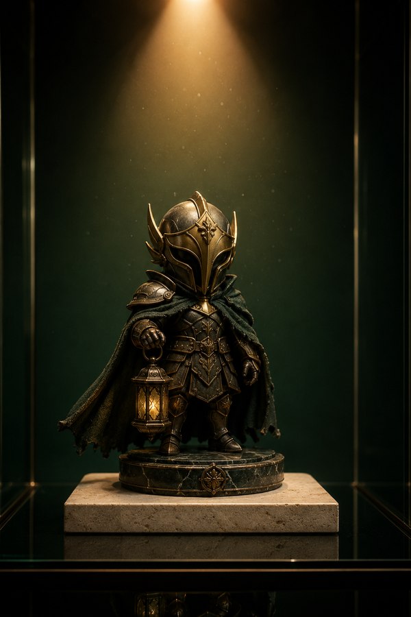 Guardián del Umbral — pieza de vitrina VITRINA