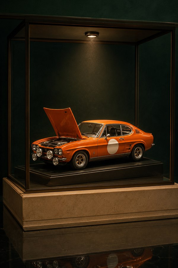 Rally Costa Brava '71 — pieza de vitrina VITRINA